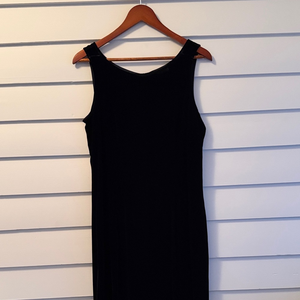 Velvet Tank Dress 90s glam supermodel CBK Calvin Klein vibes